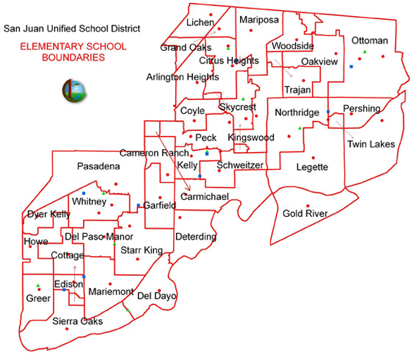 San Juan Unified School District Map - Map Pasco County